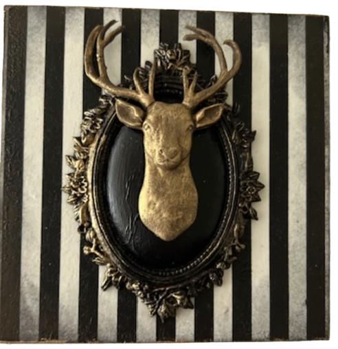 Little Monarch Decorative Mini Wall Tile - 4.7"x4.7"x0.5" - Made to Order