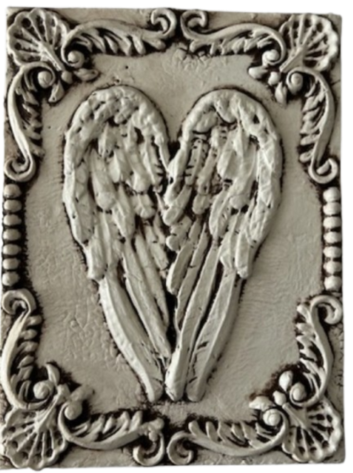 Guardian Angel Decorative Wall Tile - 6"x8"x0.79" - Made to Order